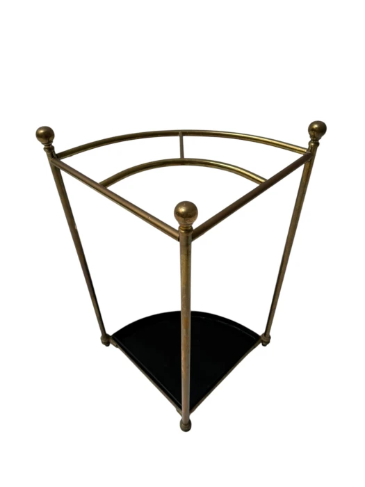 Hollywood Regency Brass Umbrella Stand, 1960s